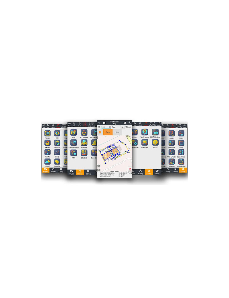 LANDSTAR 7 CHC Software GPS GNSS y GIS Android