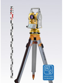 Teodolito NIVEL SYSTEM DT5 con Tripode y Mira 5mts en cm KIT