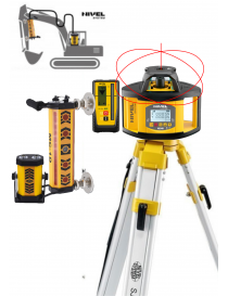 Nivel Laser NIVEL SYSTEM NL540R  con Tripode con Mira 2,4 mts y MC-1D Laser KIT