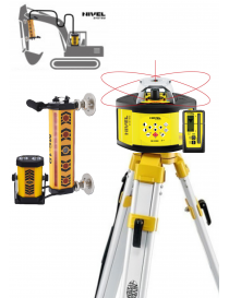 Nivel Laser NIVEL SYSTEM NL520R  con Tripode con Mira 2,4 mts y MC-1D Laser KIT