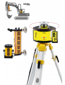 Nivel Laser NIVEL SYSTEM NL500R  con Tripode con Mira 2,4 mts y MC-1D Laser KIT