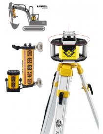 Nivel Laser NIVEL SYSTEM NL300R  con Tripode con Mira 2,4 mts y MC-1D Laser KIT