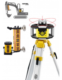 Nivel Laser NIVEL SYSTEM NL320R  con Tripode con Mira 2,4 mts y MC-1D Laser KIT