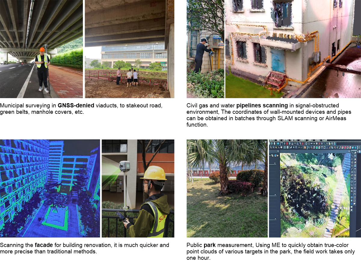 GNSS RTK Hybrid Supreme ME - Aplicaciones
